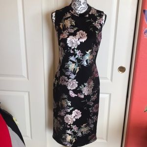 Floral sheath dress